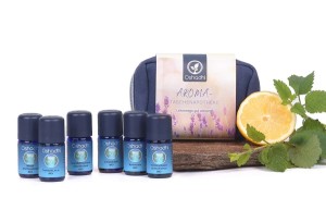 Aroma Pocket Apotheek met 6 etherische oliën, biologisch, Oshadhi